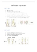 Morfologie der tanden - samenvatting 