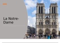 Presentatie voor Frans over de Notre-Dame (powerpoint), bundel met worddocument met tekst ook te krijgen