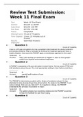 NRNP 6640 / NRNP6640 Week 11 Final Exam