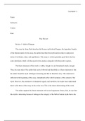 Peer Review: Review 1: Myth of Dangun; Review 2: Heracles