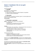 Samenvatting Pincode 4/5/6 vwo Leerwerkboek Katern Schaarste en Ruil H2 