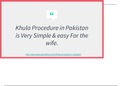 Get Know Legal Way For Khula in Pakistan By Family Lawyer