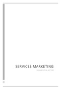 Everything you need for the Services Marketing exam!