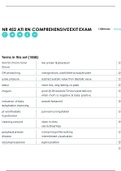 NR 452 ati RN Comprehensive Exit Exam Flashcards