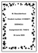 SDENG3J Assignment 02 2020