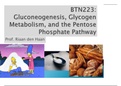 BTN223 5 - Gluconeogenesis & Glycogen & PPP