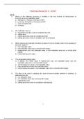 Final Exam Review (Ch. 9 – 12) KEY