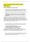 Summary Hesi Fundamentals 2020 Exam Questions. DOWNLOAD TO GET THAT PASS . 100% SURE CURRENTLY UPDATED