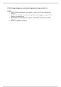 HPI4008 exam summary   main topics of weeks 1-3
