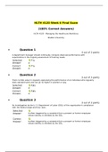 HLTH 4120 Week 6 Final Exam 25/25 Correct (Summer Qtr)