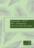 Complete SWO samenvatting - ALLE STOF IN 1 - Deeltentamen 1 - (colleges/filmpjes   boek) - 2020 - Methodolgie van sociaal-wetenschappelijk onderzoek - boek: Alan Bryman