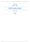 Psychologie samenvatting social work
