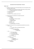 PN 161 Practical Nursing III Final Exam Study Guide.