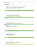HIEU 201 Chapter 15 quiz Liberty University answers complete solutions &period;2022