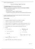 MATH 114N Final Exam Review, Review for Elementary Algebra Final Exam Questions and Answers with Explanations, 100% Correct, Download to Score A