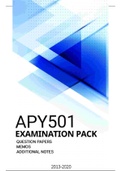 APY1501 FULL EXAM PACK WITH NOTES 