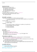 ADHD Notes People and Illness MBChB Year 2