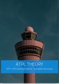ATPL Theory - VFR and IFR Communications Summary