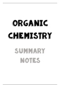 CHE 1502 - Organic Chemistry Summaries