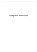 Samenvatting Netwerkmanagent - Management in netwerken, ISBN: 9789462366657