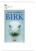 Boekverslag Nederlands Birk, Jaap Robben , ISBN: 9789044532784