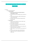 NR 324 MedSurg Exam 2 Vascular and Renal Study Guide Complete.