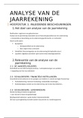 Samenvatting  Analyse Van De Jaarrekening (resultaat 13/20)