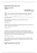 Exam (elaborations) MED SURG 450 (MED SURG 450) 