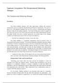 The Entrepreneurial Marketing Manager