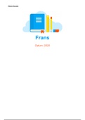 2021 - EC - Frans - Schriftelijk - Info (examen vragen)