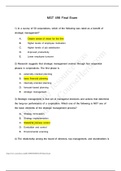 MGT498 FINAL EXAM QUESTION AND ANSWERS( DOWNLOAD TO SCORE AN A)