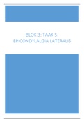 Samenvatting blok 3: Taak 5 Epicondylalgia lateralis