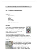 BTEC Applied Science: Titration and Colorimetry Unit 2 Assignment 1