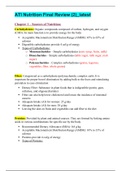 ATI Nutrition Final Review (2)_latest,100% CORRECT