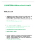 NUR2755 / NUR 2755 Multidimensional Care IV / MDC 4 Exam 2 Review (Latest 2024 / 2025) Rasmussen