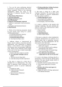 ENDOCRINE-INTL-ANSWERS, RN nursing. A+ Questions and Answers