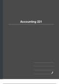 ACC231 Uses of Accounting I — ASU (Cook)