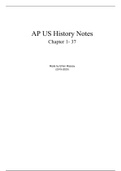 APUSH Course Notes - The American Pageant