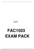 FAC1503 exam pack may/June and October/Novermber 2013 - 2019