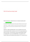 NR 503 Final Exam Study Guide