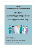 NCOI moduleopdracht Marketingmanagement Marketing B Bachelor Bedrijfskunde