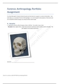 Forensic Anthropology Portfolio  assignment Preston_McRae study guide