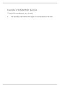 Coarctation of the Aorta NCLEX Questions (Grade A+)
