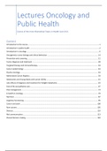 Lectures Oncology and Public Health (VU Minor Biomedical Topics in Health Care)
