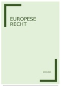 Europese en internationaal recht