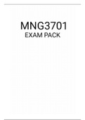 MNG3701 Exampack (2013-2020)(with summary notes)
