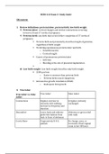 NURS 412 Exam 2- Study Guide OB CONTENT