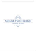 Samenvatting Sociale Psychologie 1