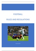 Rules and Regulations: Football