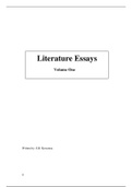 Literature Essays - Volume One